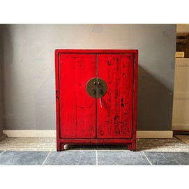 Red Lacquered Cabinet