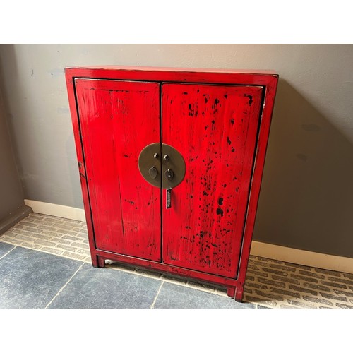 Red Lacquered Cabinet