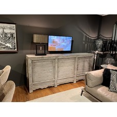 Antique Chinese Sideboard White Wash