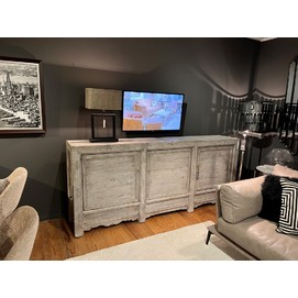 Antique Chinese Sideboard White Wash