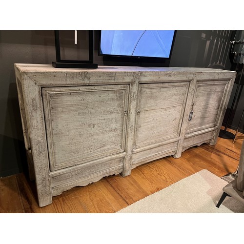 Antique Chinese Sideboard White Wash