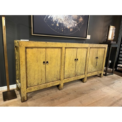 Yellow Lacquered Sideboard