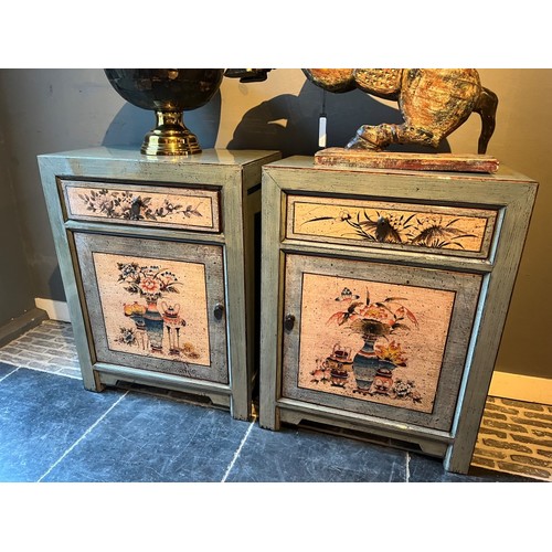 Cabinet Toledo Light Blue Painted