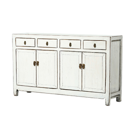 *Cabinet white 4 doors 4 drawers JM675