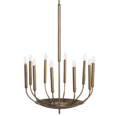 Lámpara araña de techo acabado latón LKZ003