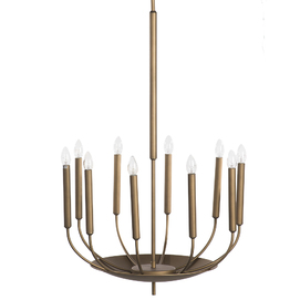 Chandelier lamp brass finish LKZ003