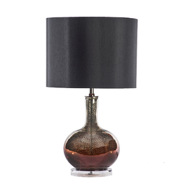 Side glass table lamp with shade LPD03