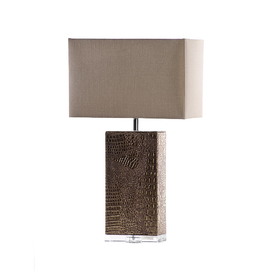 Side ceramic table lamp with shade LPD13