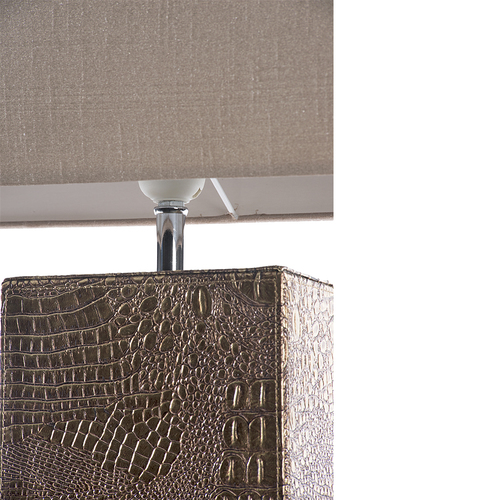 Side ceramic table lamp with shade LPD13