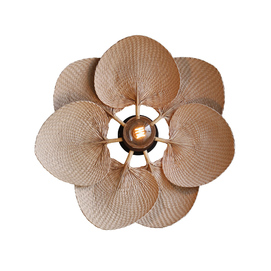 Raffia wall lamp LTH013