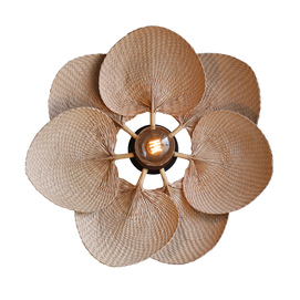 Raffia wall lamp LTH014