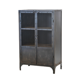 Cabinet 2 doors metal finish MB050