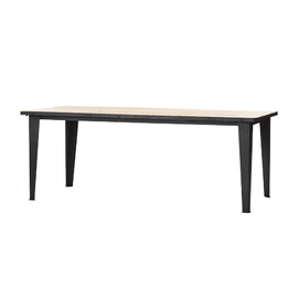 Dining table with metal frame MB071