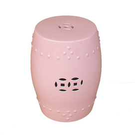 Pink porcelain tabouret MB099