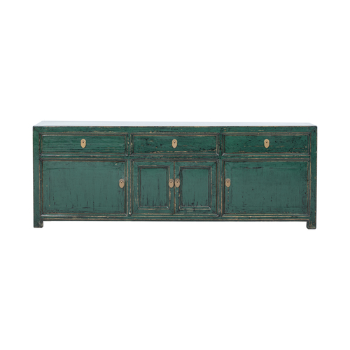 TV stand green 3 drawers 4 doors NT620