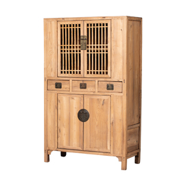 Cabinet natural 4 doors 3 drawers XN843