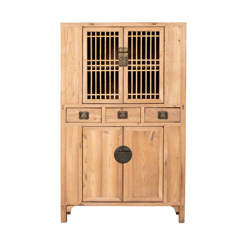 Cabinet natural 4 doors 3 drawers XN843