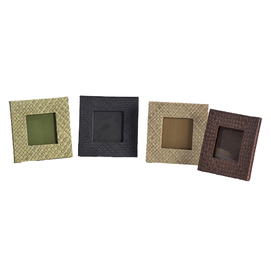 Photo frame in coconut green, brown, natural and black Y1C1