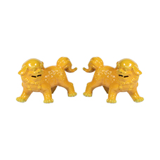 Pareja leones amarillo ZH233