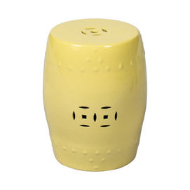 Yellow porcelain tabouret ZH236