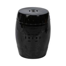 Black porcelain tabouret ZH237