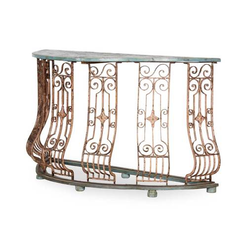 Antique iron table