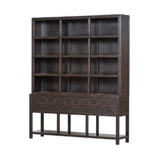 Estantería negra 9 cajones GK670