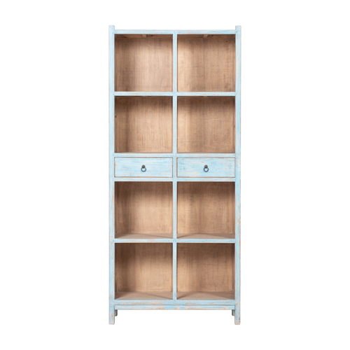 Estantería azul 2 cajones GM029