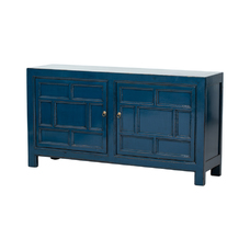 Cómoda azul 2 puertas BE687