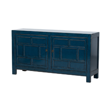 Cómoda azul 2 puertas BE876