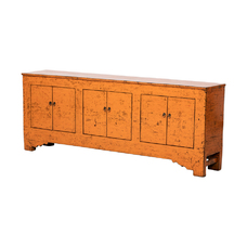Cómoda naranja 6 puertas BE879