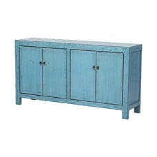 Cómoda azul 4 puertas BF020