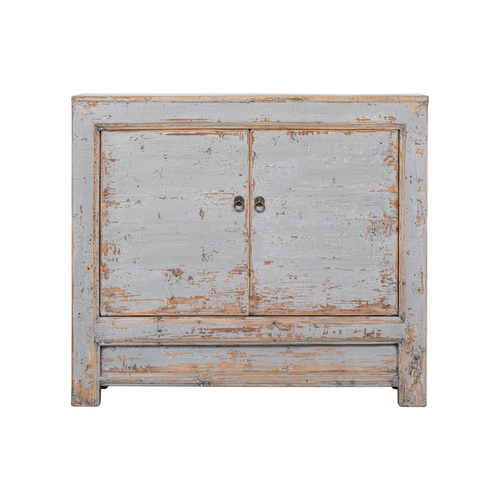 Cómoda gris 2 puertas BF057