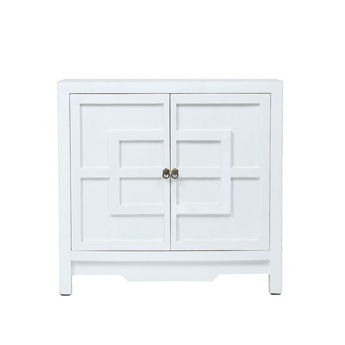 Cómoda blanca 2 puertas DT046