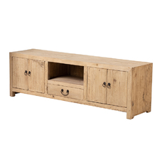 Piecero natural 4 puertas 1 cajón GC503