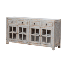 Cómoda gris 4 cajones 4 puertas GK317