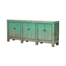 Cómoda verde 6 puertas GM190