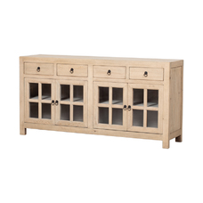 Cómoda natural 4 cajones 4 puertas GM367