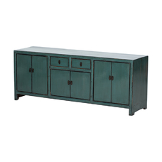 Piecero verde 6 puertas 2 cajones JN452