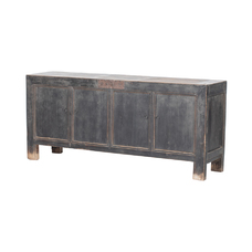 Cómoda negra 4 puertas KN022