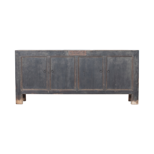 Cómoda negra 4 puertas KN022