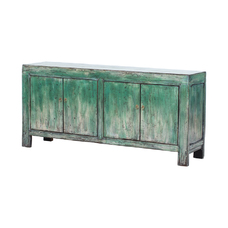 Cómoda verde 4 puertas XN884