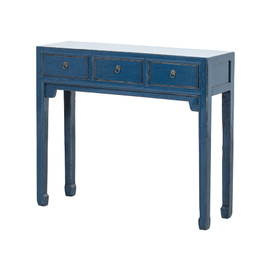 Consola azul 3 cajones BE960