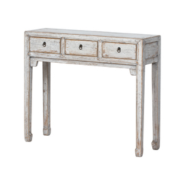 Consola blanca 3 cajones BF034