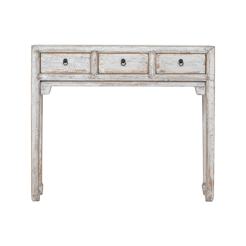 Consola blanca 3 cajones BF034