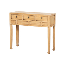 Consola natural 3 cajones BF067