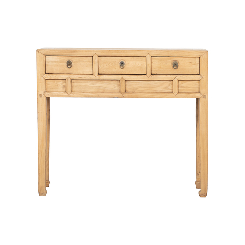 Consola natural 3 cajones BF067