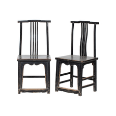 Pareja sillas negra GM378