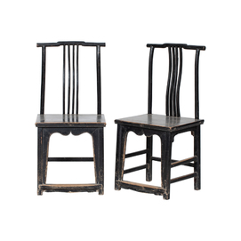 Pareja sillas negra GM378