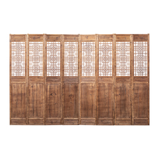 Biombo celosia set de 8 hojas CL563